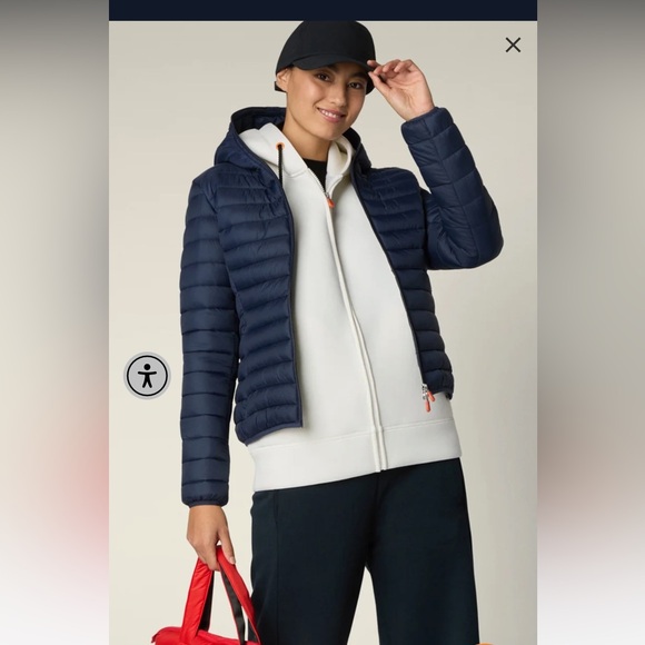 Save the Duck womens puffer Daisy Jacket size xs - Picture 5 of 6